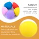 thumbnail image 5 of 5 pelotas de entrenamiento prácticas y elásticas, duraderas, para interior., 5 of 8