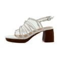 thumbnail image 2 of Lucky Brand Bassie Women's Heels Bright White Size 10 M, 2 of 8