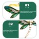 thumbnail image 3 of unbranded 2Ud Para Servilletas Con De En Aleación Verde De, 3 of 8