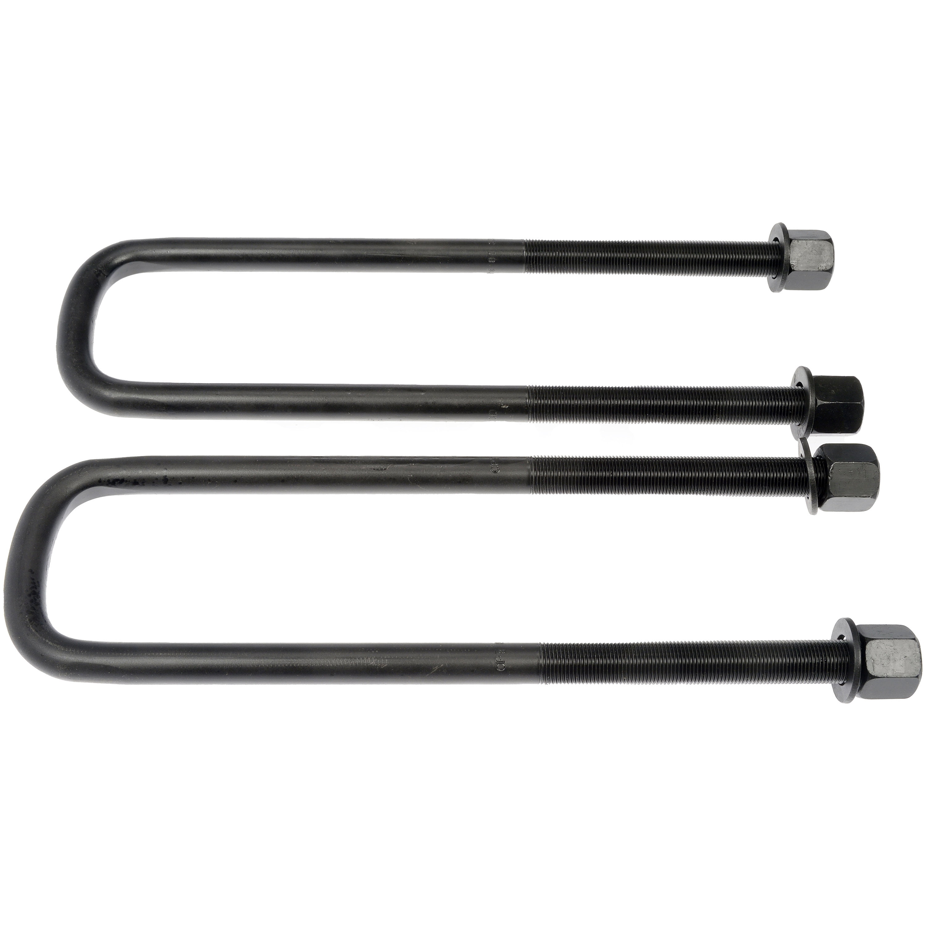 Dorman 929-791 Rear Leaf Spring Axle U-Bolt Kit for Specific Dodge / Ram Models, Semi-Gloss Black