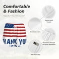 thumbnail image 4 of Balery Thank You Veterans Pantalones cortos deportivos para mujer con forro y dos bolsillos, elásticos, para entrenamiento, gimnasio, yoga-Large, 4 of 7