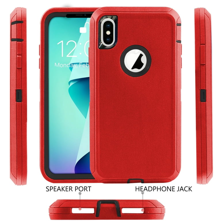 Apple iPhone XR Heavy Duty Shockproof Phone Case with Outer