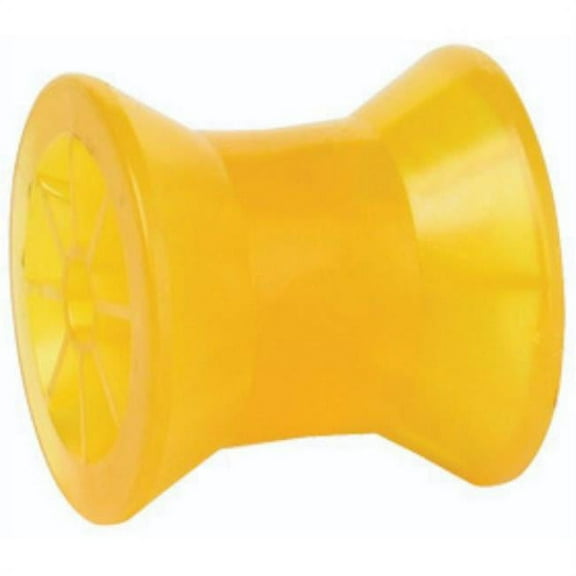 Tiedown 86289 Boat Trailer Amber/Yellow Poly Bow Roller 3" Fits 1/2" Shaft