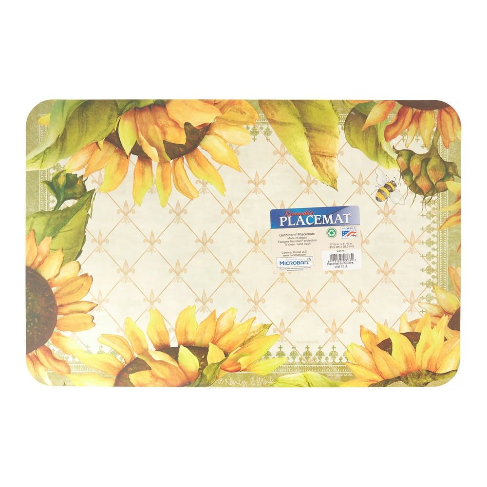 Sunflowers Reversible Placemat