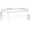 thumbnail image 4 of vidaXL Footstool Dark Grey 77x55x31 cm Velvet, 4 of 5