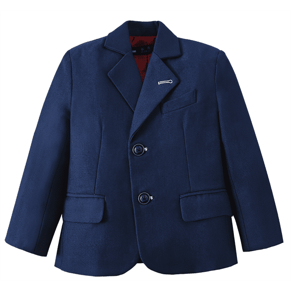 ETHAN Boys Formal Blazer School Jacket Blue Plaid 3T