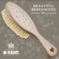 thumbnail image 4 of Kent BA29 Cradle Cap Baby Hair Brush with Soft Natural Bristles and Travel Pouch - Baby Essentials for Newborn Hair Brush Made in England, 4 of 5
