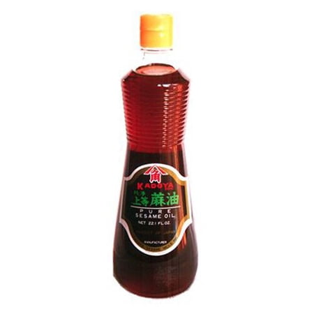 NineChef Bundle - Pure Sesame Oil - 22.1 Fl Oz - 6 Units + 1 NineChef Brand Long Handle Spoon