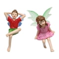thumbnail image 4 of 2x Mini Estatuas de Jardín de Hadas Decorativas para El Balcón Patio Interior Al Aire Libre, 4 of 9