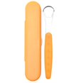 thumbnail image 2 of Tongue Scraper Cleaners with Box 100% BPA Free Fresher Tongue Tools Reusable Fight Bad Breath Healthy Oral Care for Adults , Orange, 1PC, 2 of 5