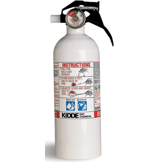 Extintor Kidde Mariner 5 0,9 kg 5-B:C blanco