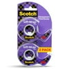 Scotch Gift Wrap Tape, Invisible, 0.75 in. x 600 in., 2 Dispensers/Pack