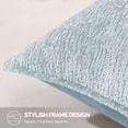 thumbnail image 5 of JIATER Pack of 2 Throw Pillow Covers 18x18,Chenille Decorative Couch Pillow Covers,Light Blue, 5 of 6