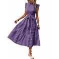 thumbnail image 3 of Women Summer Casual Midi Maxi Dresses Short Sleeve XXL, 3 of 9