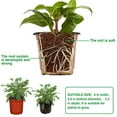 thumbnail image 3 of 4 IN/6 IN Flowerpots Small Plastic Plant Nursery Pots/flowerpots Seedlings, Flowers, Plant Containers, Seed Starting Pots, Plant Labels., 3 of 7