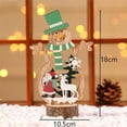 thumbnail image 2 of Fiudx Decoración de Mesa Navideña, Adornos Navideños de Madera, Diseño Natural Tallado a Mano, Toque Festivo, Decoración para Fiestas, Celebración Navideña, Tamaño 20 X 14 Cm, 2 of 2