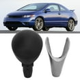 thumbnail image 1 of Gear  Lever Knob, Black Silver 54130 SNA A81 Direct Replacement Shifter Head  for Auto, 1 of 8