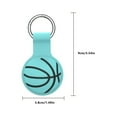 thumbnail image 4 of Tracker Keyring Silicone Locator Protector Portable Tracker Case Replacement for Airtags  Blue, 4 of 10