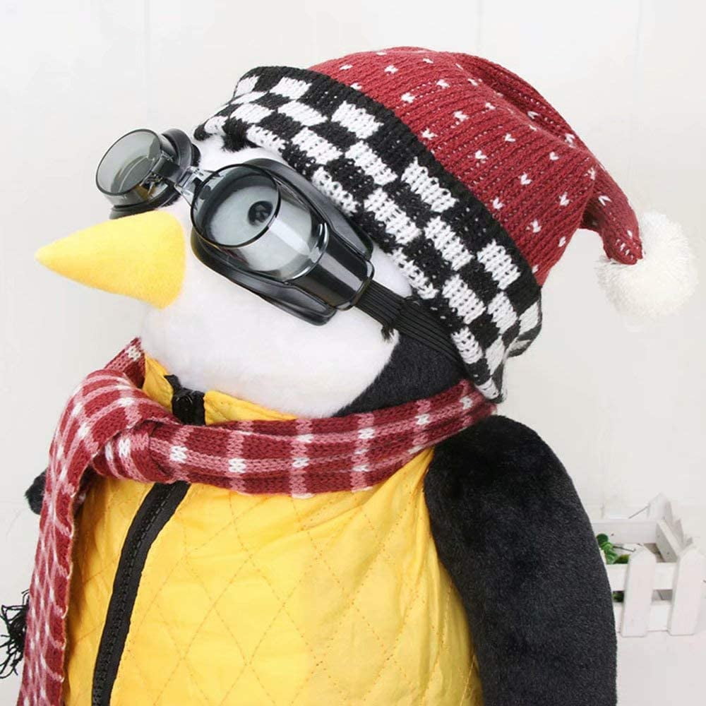 HUGSY PENGUIN WITH GOGGLES AND VEST FRIENDS JOEY'S HUGGSY BEST HOLIDAY GIFT