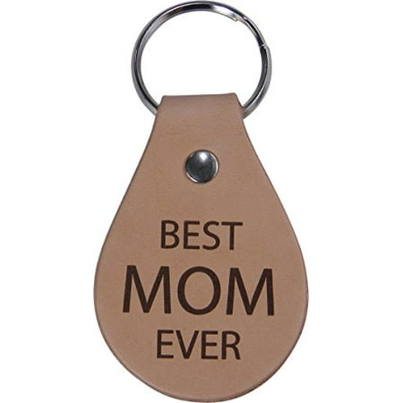 Mom Air Mesh Leather (Best Mom Ever Leather Key Chain - Great Gift for Mothers's Day Birthday or Christmas Gift for Mom Grandma)