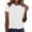 Beige, variant on Womens Short Sleeve Tops Summer T Shirts Round Neck Causal Fashion Basic Tee Loose Fit Blouses Dark Blue M