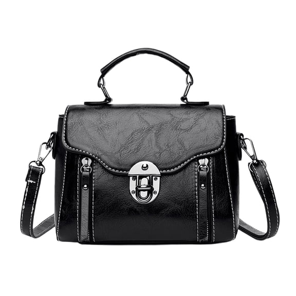 Crossbody Bag Pu Multi-Pocket Top Handle Satchel for Daily Travel Use