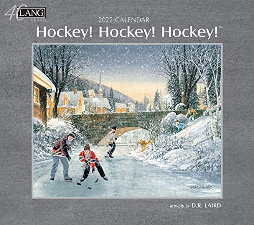 LANG Hockey Hockey Hockey 2022 Wall Calendar (22991001916)