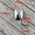 thumbnail image 4 of 2PCS -Rennfahrer CNC Espejos Retrovisores Que Se Ajustan a de La Manija de 7/8 Pulgadas de Plata shamjiam Espejo retrovisor Cafe Racer, 4 of 5