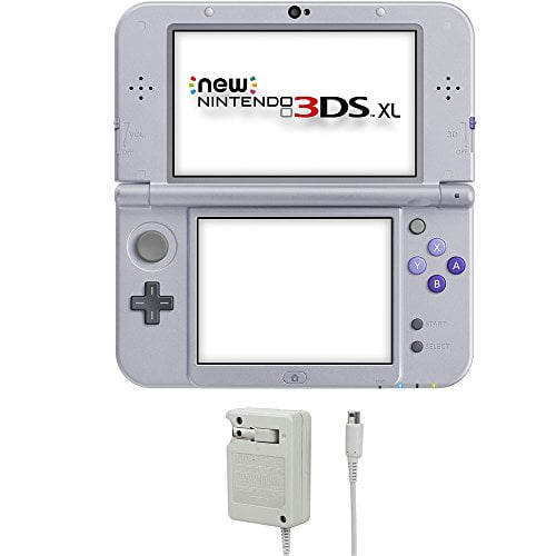 Nintendo 3DS XL Bundle (2 Items): Nintendo New 3DS XL - Super NES Edition and AC Adapter for New 2DS XL/ New 3DS/ New 3DS XL/ 2DS/ 3DS XL/ 3DS/ DSi