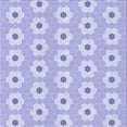 thumbnail image 1 of Ahgly Company Indoor Square Patterned Purple Mimosa Purple Area Rugs, 8' Square, 1 of 6