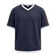 thumbnail image 5 of ZUKMRJPC Mens T-Shirts V Neck Short Sleeve Waffleknit Summer Tops Casual Loose Fit Lightweight Pullover Tees Tops with Zipper Pocket, 5 of 8