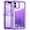 Purple, variant on Entronix iPhone 11 Heavy Duty Glitter Case for Girls Women Liquid Bling Sparkle Shining Glitter Luxury Shockproof Quicksand Soft TPU Cover for iPhone 11 6.1 inch Purple