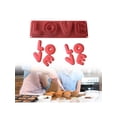thumbnail image 5 of Sturdy Valentine's Day Mousse Cake DIY Silicone Mold For Crafting Love Letter and Rings Shaped Culinary Delights, 5 of 11