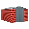 Multipurpose Shed for Outside, 8x12ft Extra Larger Shed Garden Tool