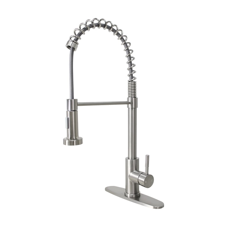 Better Homes & Gardens Elmont Pull-Down Kitchen Faucet, Satin Nickel photo 1