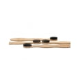 thumbnail image 2 of Kit 4 Cepillos de Dientes Ecowood de Bambú Biodegradable con Cerdas Carbón Activado, 2 of 7