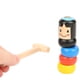 thumbnail image 4 of Juguete de bloques de apilamiento de madera, patrón lindo colorido, juguete educativo para niños, caja negra de regalo, 4 of 5