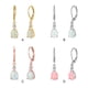 thumbnail image 2 of Sonducket Pendientes colgantes de ópalos de fuego elegantes, aretes colgantes de lágrima de Color chapado a la moda y llamativos Ropa, zapatos y accesorios Miscelánea rosa, 2 of 6