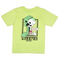thumbnail image 2 of Minecraft Creeper Pastel Green Boys T-Shirt 3-Piece Set for Kids and Toddlers (Size 4-6), 2 of 12