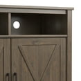 thumbnail image 4 of Ela SOLID WOOD 39 inch Wide Transitional Medium Storage Cabinet in Smoky Brown, 4 of 14