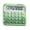 Green, variant on Long-Long-lasting 12 Digit Solar Calculator Flexible panel Design Anti Wear Controls For Accountants