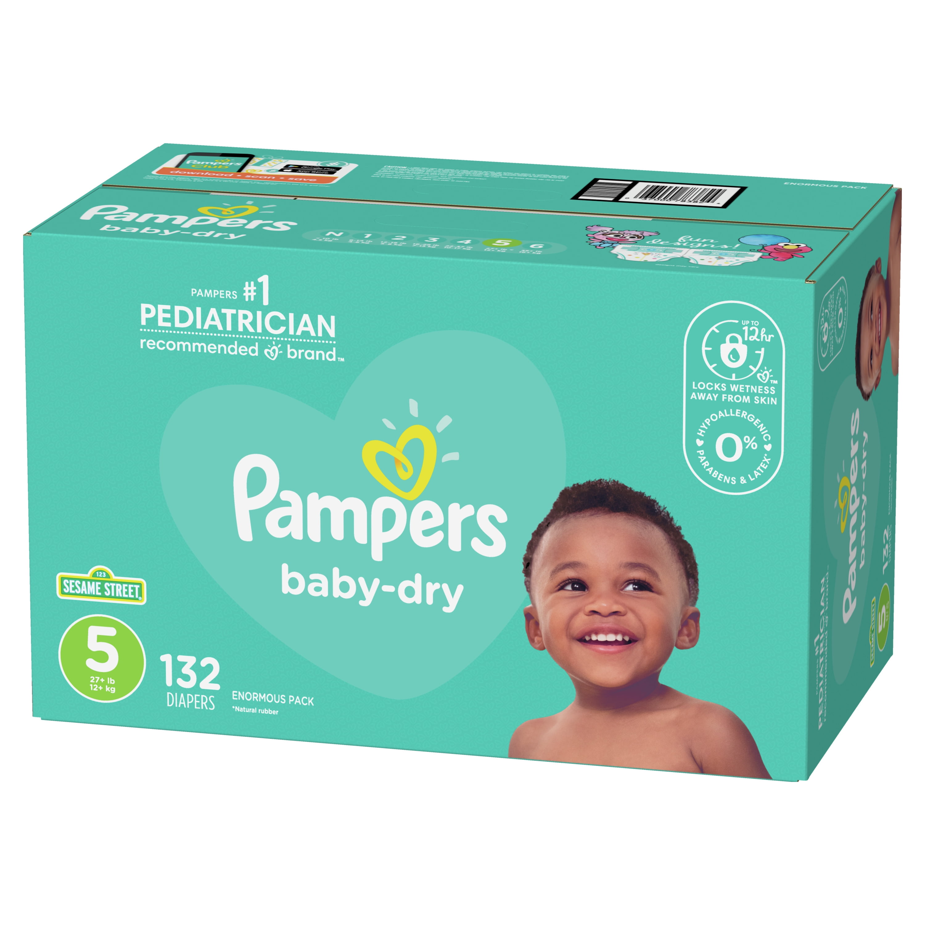 Pampers Extra Protection Diapers, Size 5, Count - Walmart.com