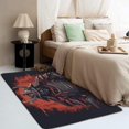 thumbnail image 4 of Samurai Area Rug - 5x8 Rug - Samurai Rug - Japanese Anime Area Rug - Japan Black and Red Rugs - Boys Carpet, 4 of 7