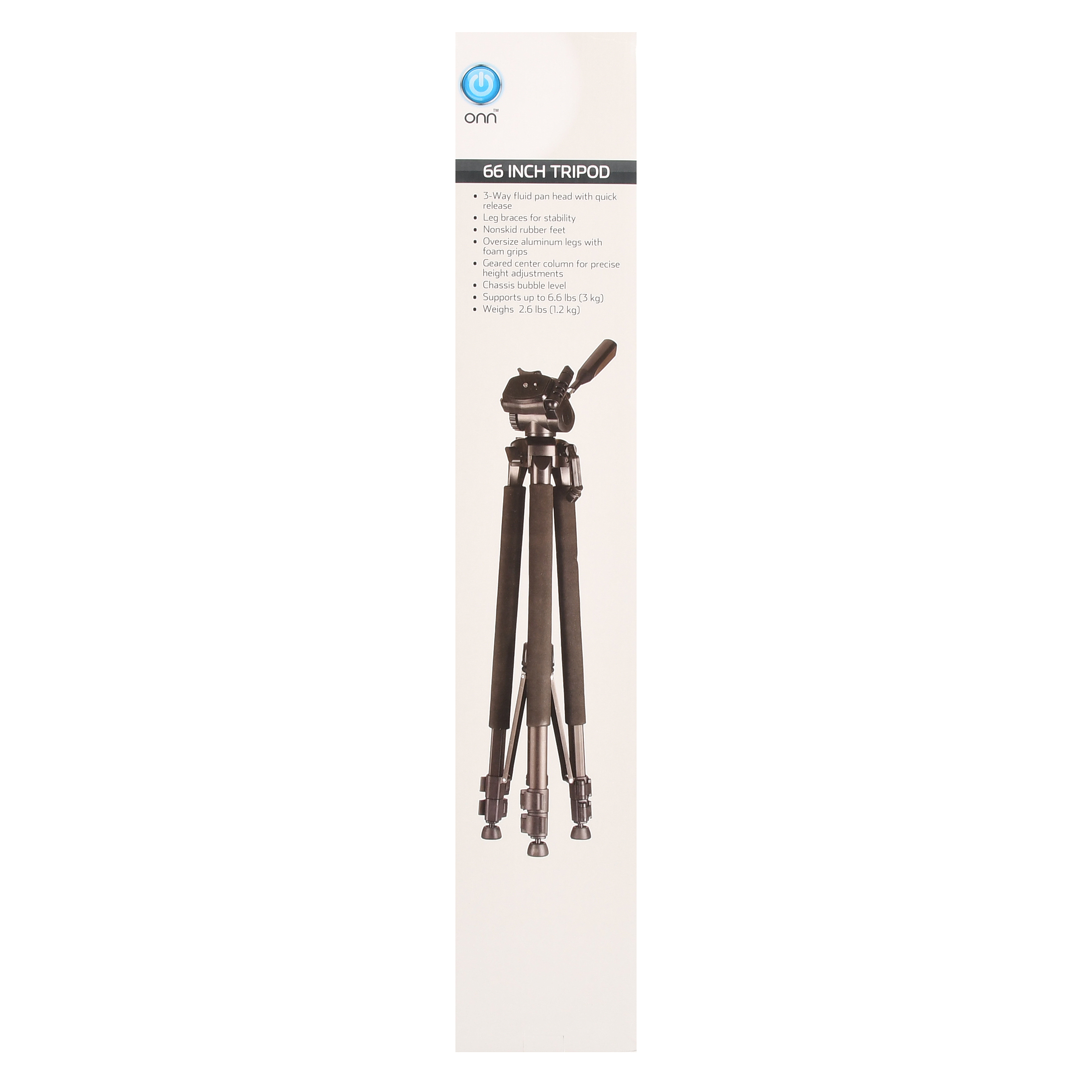 onn. 66" Tripod