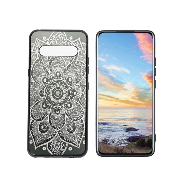 Mandala-211 Phone Case, Degined for LG V60 ThinQ 5G Case Men Women, Flexible Silicone Shockproof Case for LG V60 ThinQ 5G