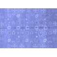thumbnail image 1 of Ahgly Company Machine Washable Indoor Rectangle Oriental Blue Traditional Area Rugs, 4' x 6', 1 of 4