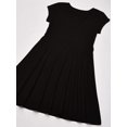 thumbnail image 4 of Vestido The Children's Place Big Girl de punto de manga corta negro, 4 of 4
