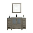 thumbnail image 6 of Vanity Art 54" Single Sink Freestanding Bathroom Vanity Set with Ceramic Top and Mirror, 6 of 7