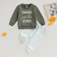 thumbnail image 2 of TOWED22 Toddler Kids Baby Boy Fall Clothes Cute Print Long Sleeve Tops Pants Winter Outfits, 2 of 5