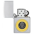 thumbnail image 4 of Zippo 48977 U.S. Army Design Satin Chrome Metal Windproof Lighter, 4 of 6
